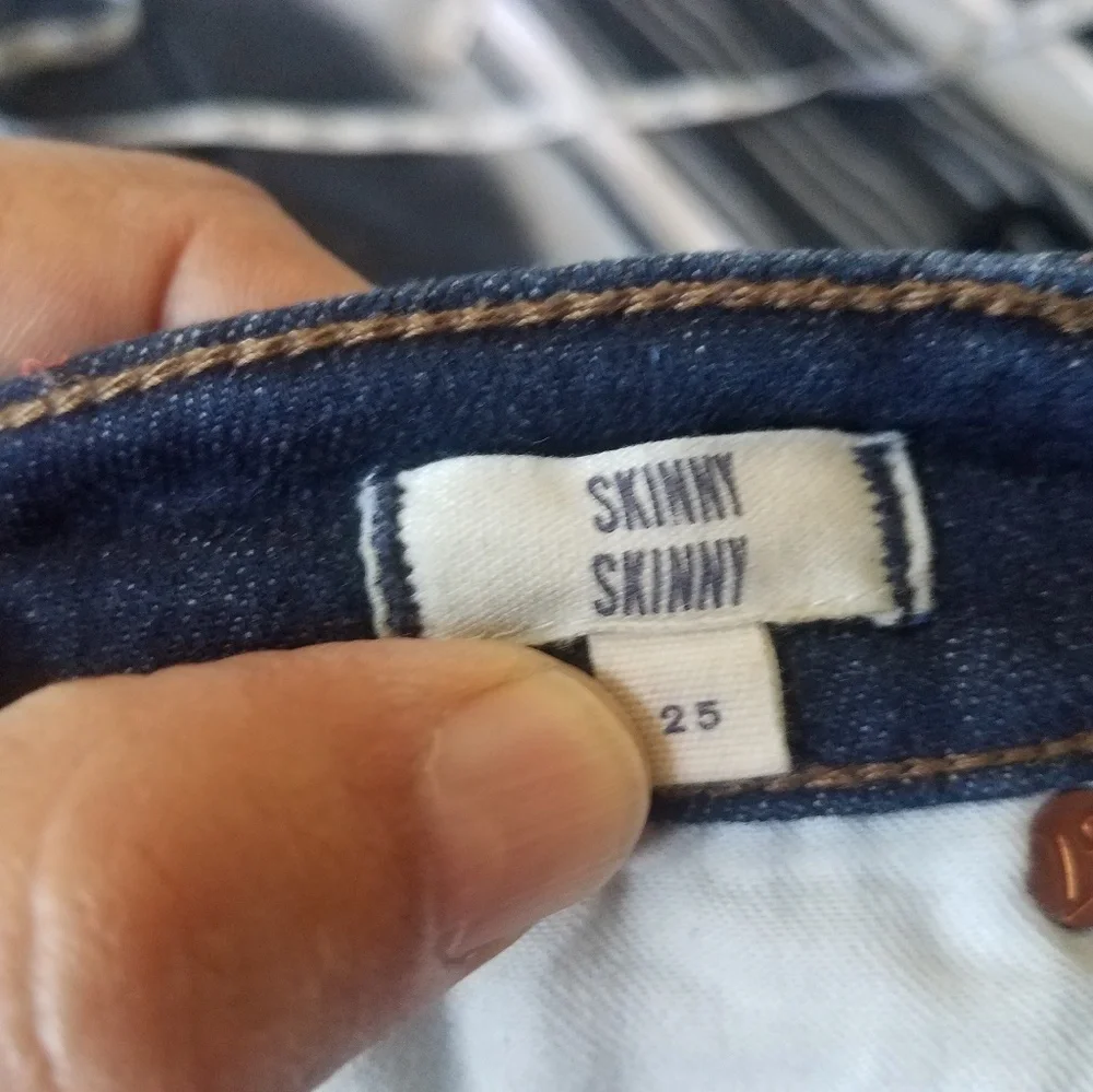 Madewell High Rise Skinny Skinny dark wash jeans